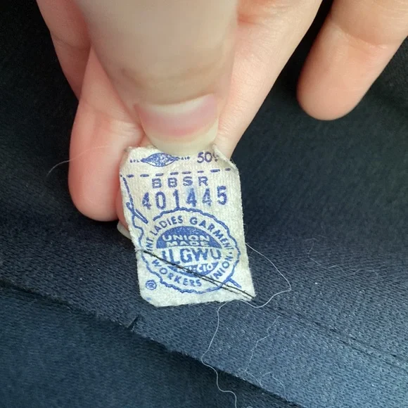 60s mod vintage leather look zip front mini shift dress small to medium - Picture 7 of 7